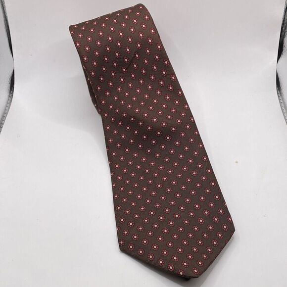 LIBERTY OF LONDON Men’s Vintage Silk Tie Floral Pattern Prjnted In England - Picture 2 of 6